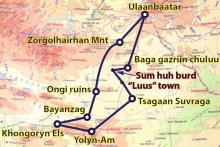 Gobi tour 2 map